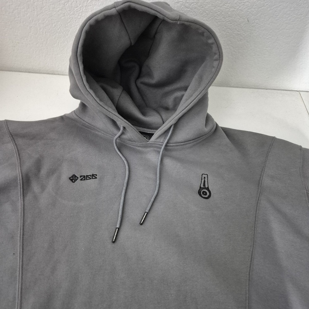 JoJo's Bizarre Adventure Golden Wind Hoodie‎ L Gray Long Sleeve Pullover Anime - Picture 3 of 11
